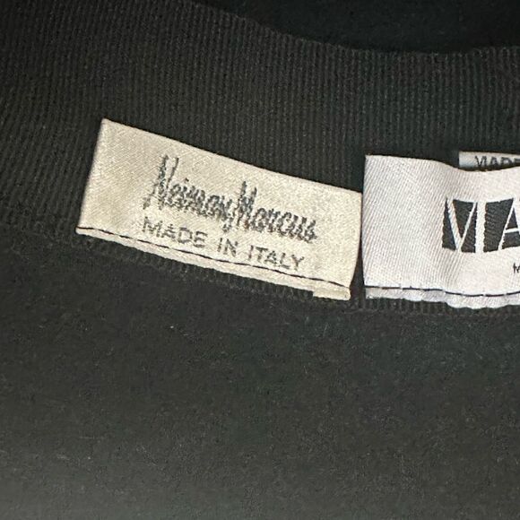Matzo Black 100% Rabbit Bucket Knot Hat  O/S